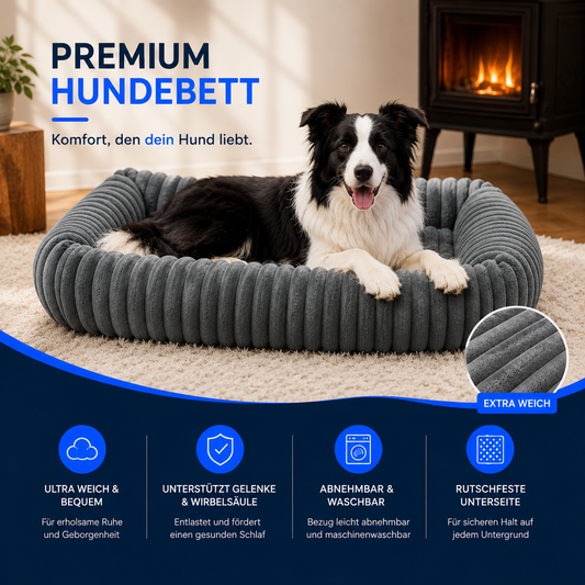 Orthopädisches Hundebett – entlastend und entspannend