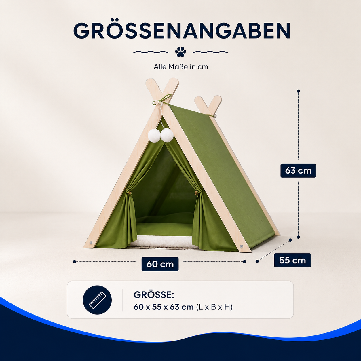 Premium Haustier-Zelt – Der gemütliche Rückzugsort für deinen Liebling