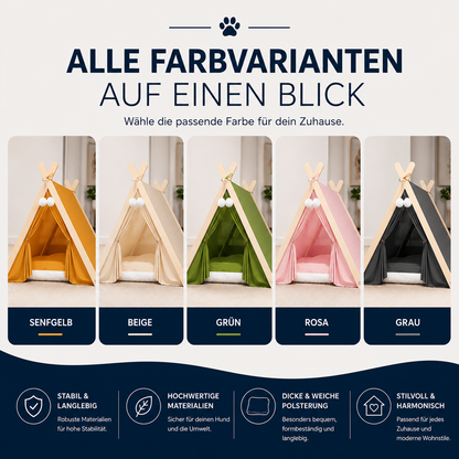 Premium Haustier-Zelt – Der gemütliche Rückzugsort für deinen Liebling