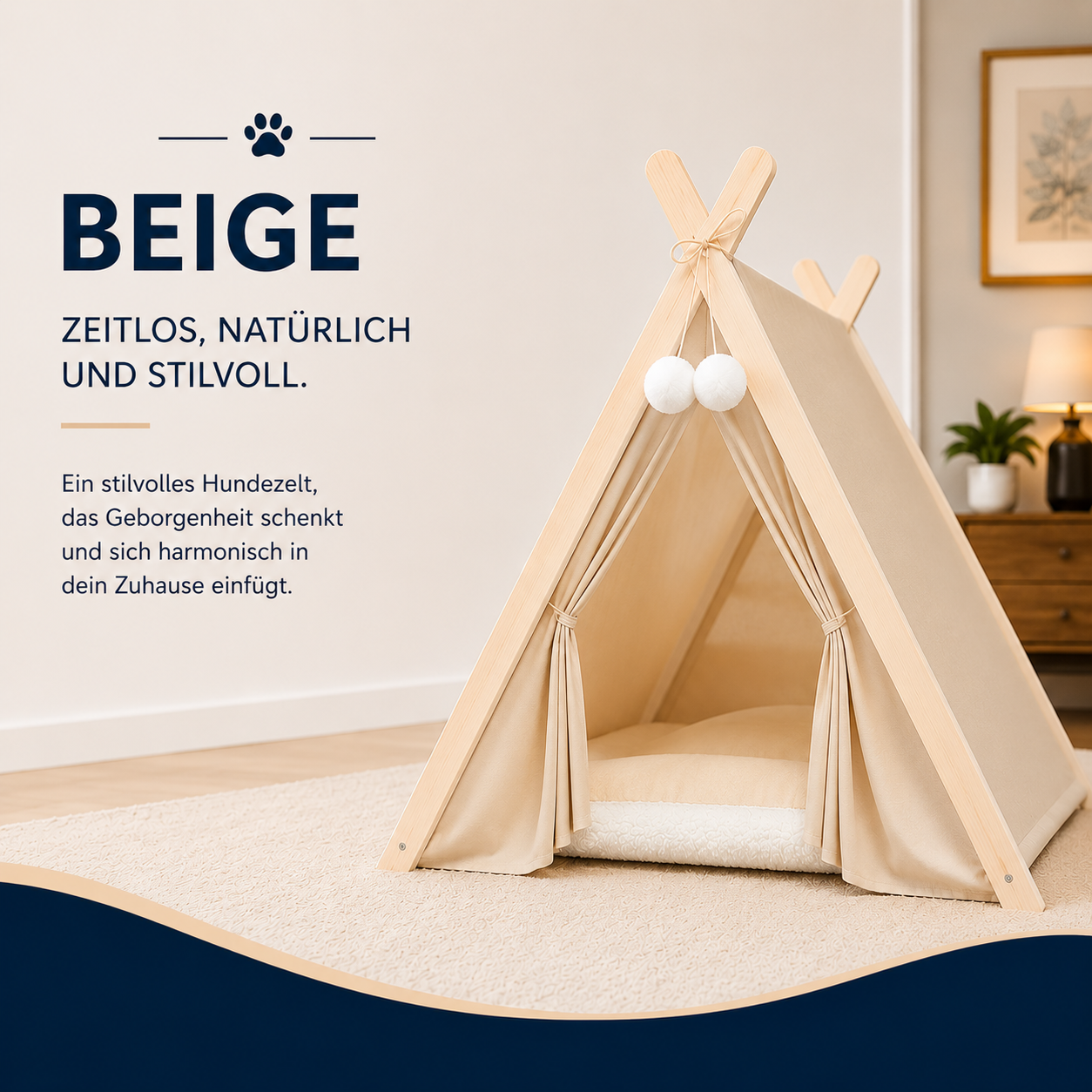 Premium Haustier-Zelt – Der gemütliche Rückzugsort für deinen Liebling