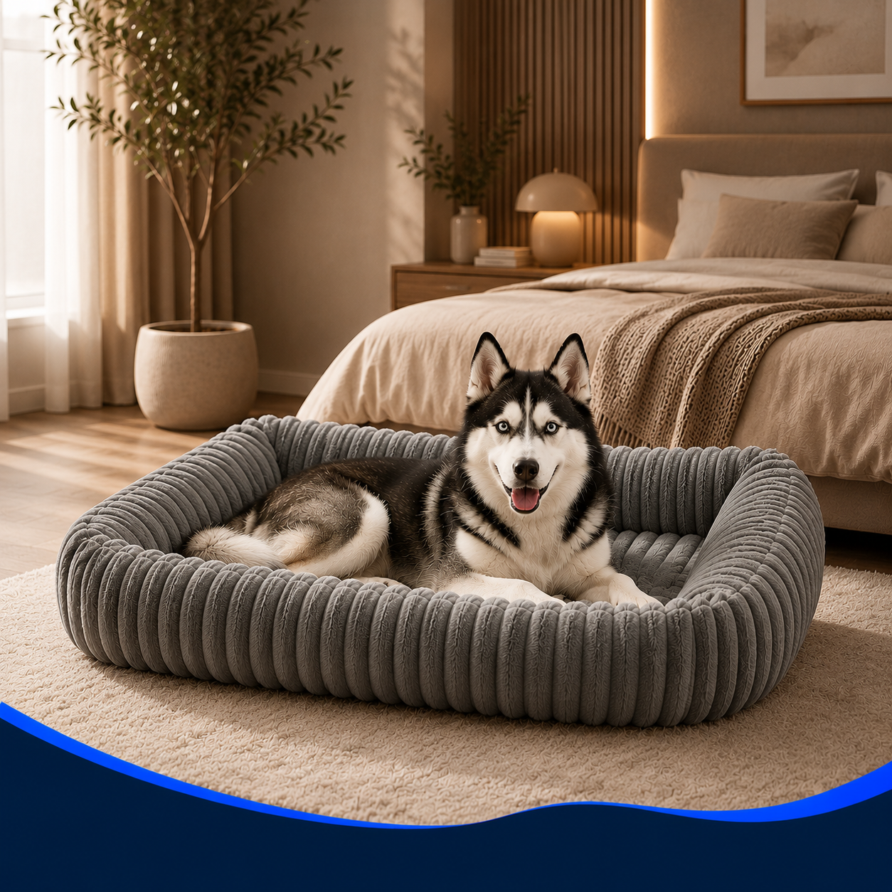 Orthopädisches Hundebett – entlastend und entspannend